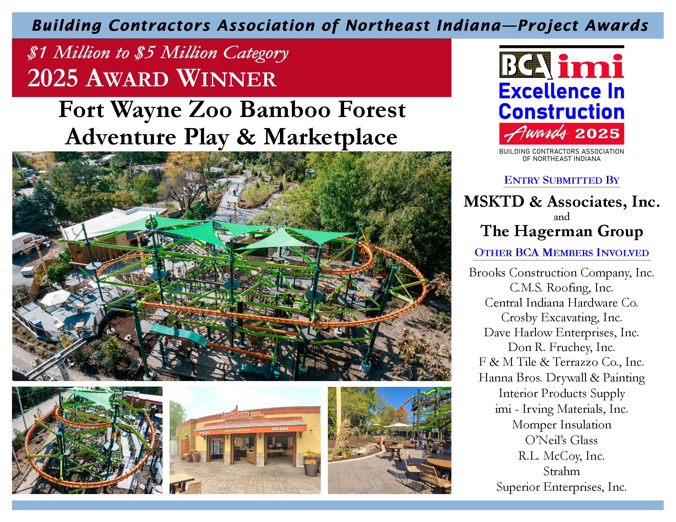 Fort Wayne Zoo Bamboo Forest Adventure Play & Marketplace